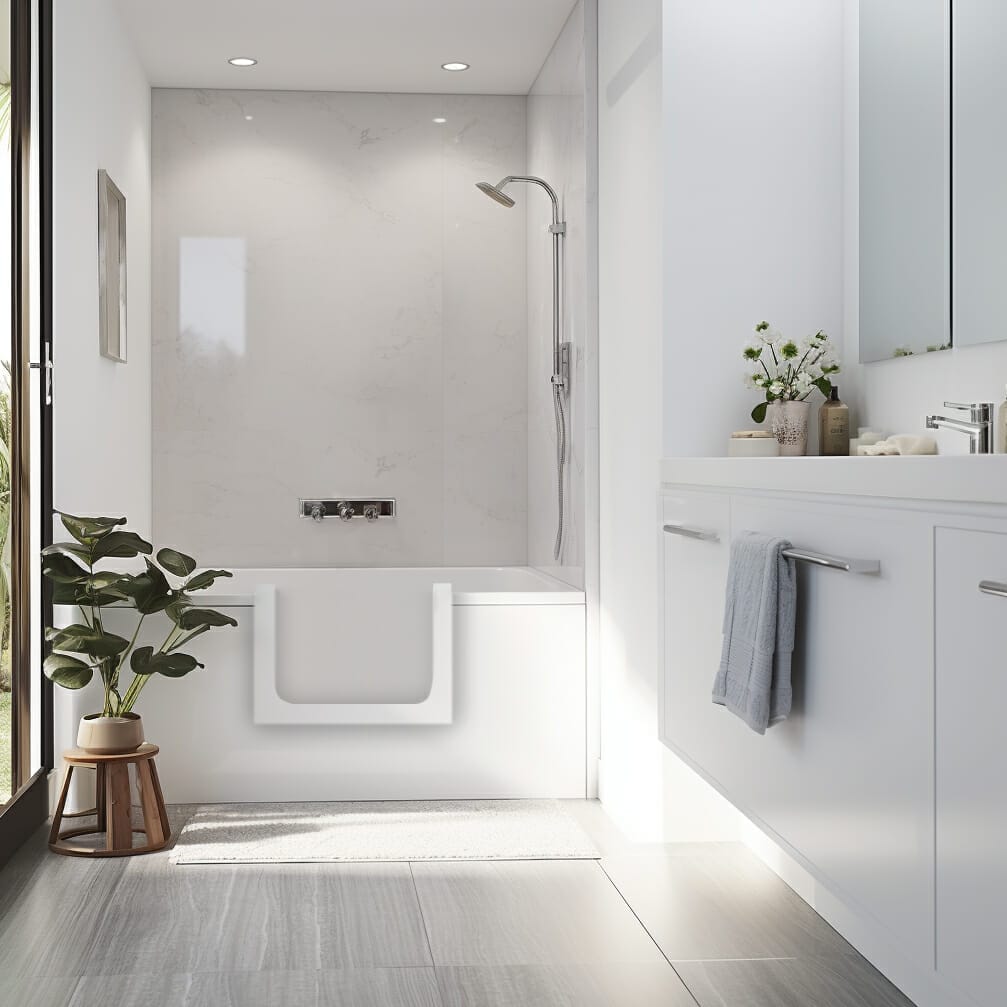 Bathtub Conversion for Seniors Safer and Easier Access