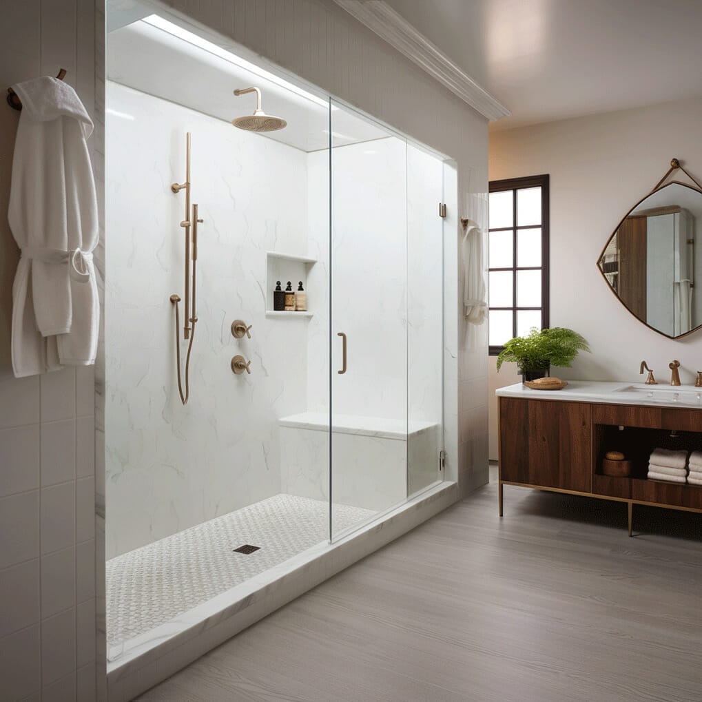 Custom Shower Refinishing - Porcelain and Fiberglass Maintenance, Inc.