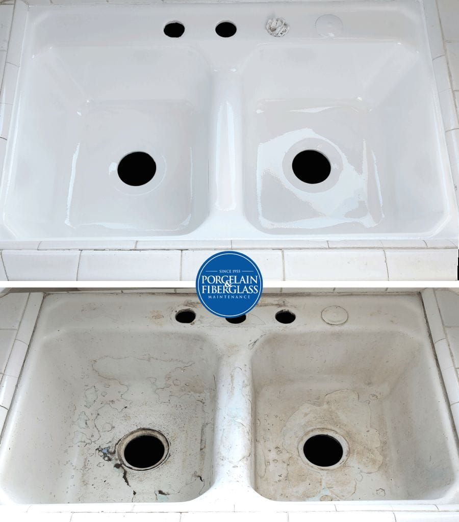 Sink Reglazing - Porcelain and Fiberglass Maintenance, Inc. - Anaheim, CA